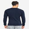 Knocker Men's Mid Weight Waffle Thermal Shirt (M, Navy) view 2