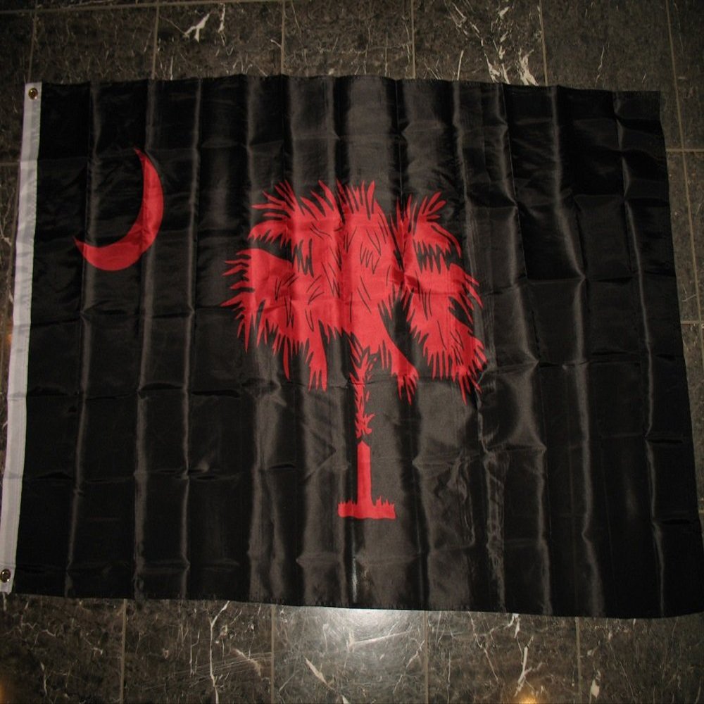 3x5 Black and Garnet South Carolina SC Gamecocks flag 3'x5' Banner with Grommets