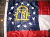 3x5 Gadsden Don't Tread On Me Georgia GA State Flag 3'x5' Tea Party Banner brass grommets view 2