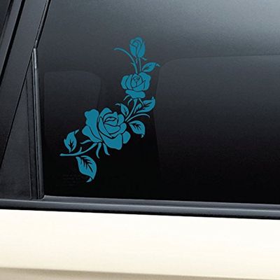 Nashville Decals Teal Rose Roses Vinyl Decal Car Truck Bumper Window Sticker