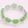JOE FOREMAN Fashion Jade Woman's Bracelet Green 12x16mm 7 Inchese view 3