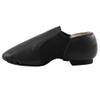 Linodes Leather Jazz Shoe Slip On for Girls and Boys (Toddler/Little Kid/Big Kid) Black 7M Toddler view 2