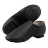 Linodes Leather Jazz Shoe Slip On for Girls and Boys (Toddler/Little Kid/Big Kid) Black 7M Toddler view 4