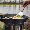 Petromax Cast Iron Fire Skillet for Kitchen or Camping, Pre-Seasoned Cookware for Campfire or Home Oven and Stove, Conducts Heat Evenly, Side Handles, 14" view 2