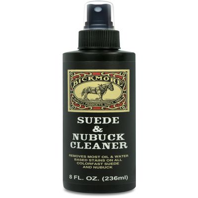 Bickmore Suede & Nubuck Cleaner - Remove Water Dirt Oil Stains From Shoes Boots Purses Handbags & More 8 fl oz