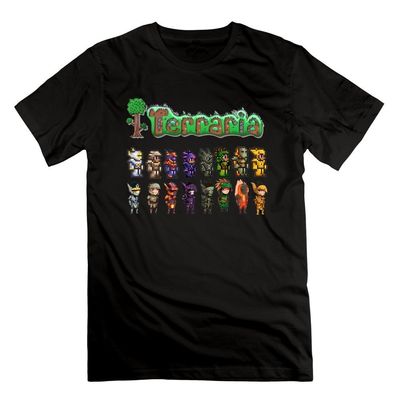 Abbas Men Terraria Armors Tshirts XL Black
