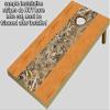 Corn Hole Decal Stripes camo Camouflage Grassland 12" W x 50" L Comes as Set of 2 Sticker Decal view 2
