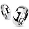 Marimor Jewelry His and Hers Stainless Steel Princess Wedding Ring Set and Classic Wedding Band Women's Size 09 Men's 06mm Size 06 view 3