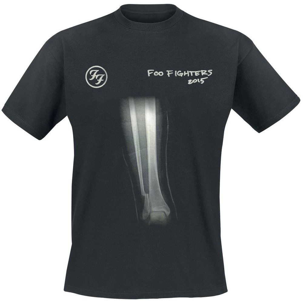 Foo Fighters Men39;s X-Ray T-shirt Black