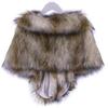 RoRoDox Warm Faux Fur Wedding Shawl Perfect for Wedding/party/show (Fox Color mixing) view 2