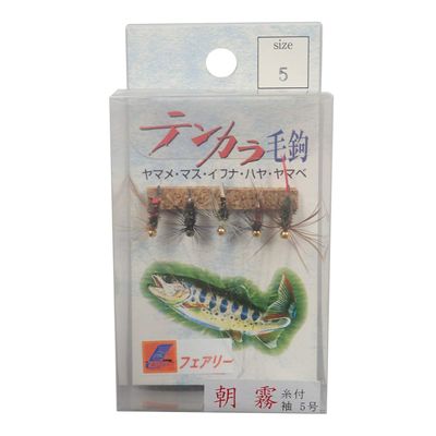 Fairy Fly Tenkara Hair Hook, Morning Mist, Thread Included, Sleeve No. 5