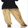 Plain Patiala Salwar Pants-100% Cotton-in Many Colours- Kameez Kurti Tunic Yoga Beige view 3