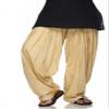 Plain Patiala Salwar Pants-100% Cotton-in Many Colours- Kameez Kurti Tunic Yoga Beige view 1