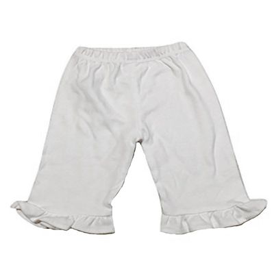 Monag Frill Bottom Pants 0-3M White