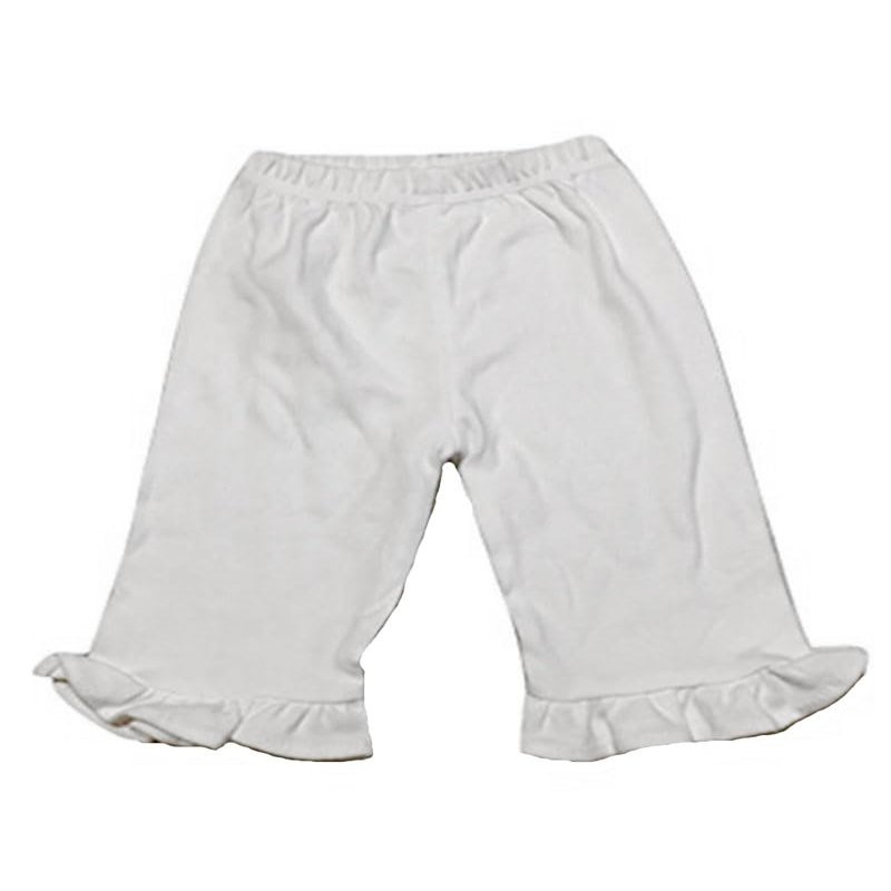Monag Frill Bottom Pants 0-3M White