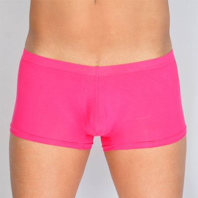 Cedir Men's Modal Short Boxer Trunks Underwear XL Pink