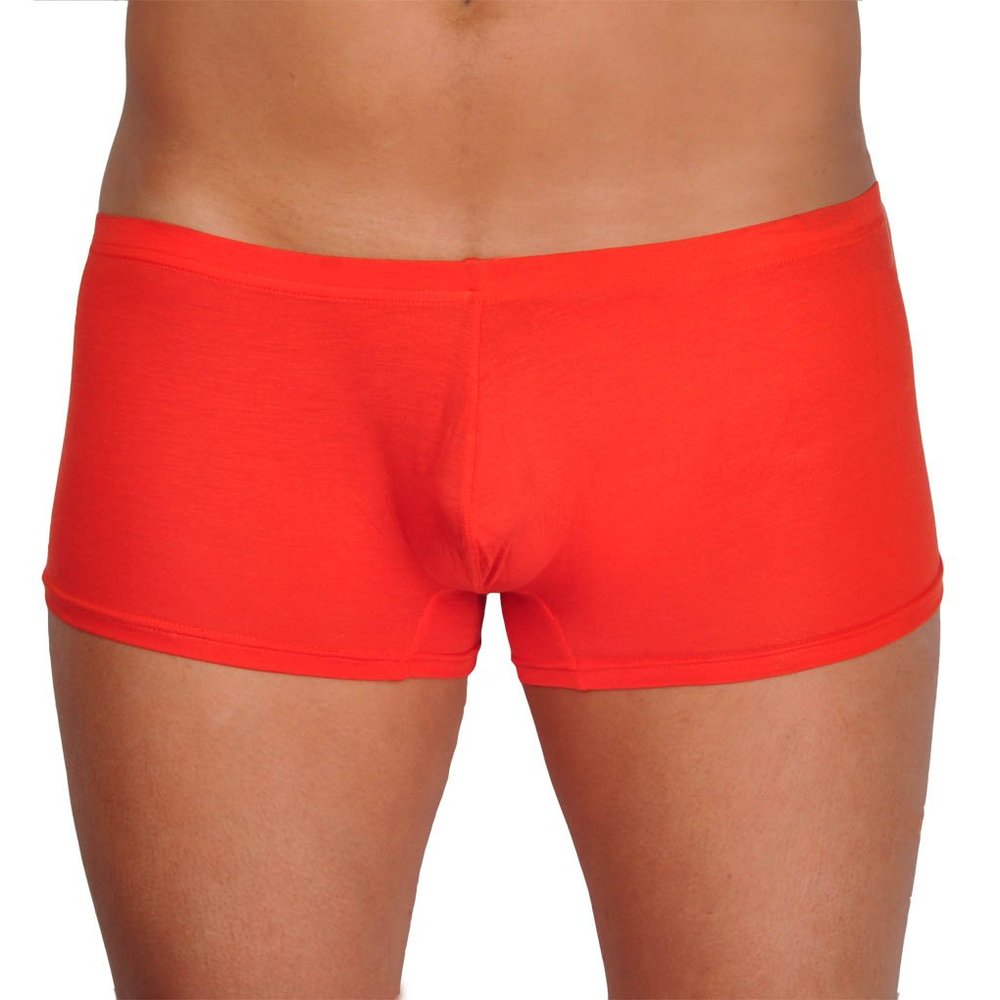 Cedir Men's Modal Short Boxer Trunks Underwear L Orange