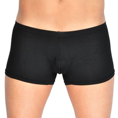Cedir Men's Modal Short Boxer Trunks Underwear M Black
