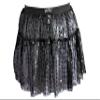 Glitter Running Skirt (Black, Small-Medium) view 1