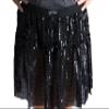 Glitter Running Skirt (Black, Small-Medium) view 2