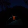 Orange Aglow Blaze Orange Mesh Safety Panel with Reflective Strips (Large, 9" x 12") Lightweight High Visibility Hunting & Outdoors Safety Panel Attaches to Backpacks, Tents, Blinds, and Gear view 3