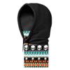 BIKMAN Outdoor Moutaineering Skiing Cycling Full Face Mask Hat Dustproof & Windproof Warm Balaclava Headwear (Black-Maya Skull)