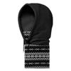 BIKMAN Outdoor Moutaineering Skiing Cycling Full Face Mask Hat Dustproof & Windproof Warm Balaclava Headwear (Black-Snowflake) view 1