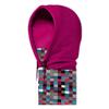 BIKMAN Outdoor Moutaineering Skiing Cycling Full Face Mask Hat Dustproof & Windproof Warm Balaclava Headwear (Rose red-bravais Lattice) view 1
