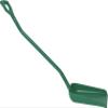 Vikan 56012 Green Polypropylene Ergonomic Hygienic Shovel, 38.5" Blade view 1