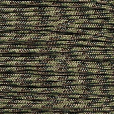Crafting Cord 325 LB Tensile Strength 3 Strand Core Paracord Spools - 250 Foot and 1000 Foot Size Options (Multi Camo, 1000 Feet)