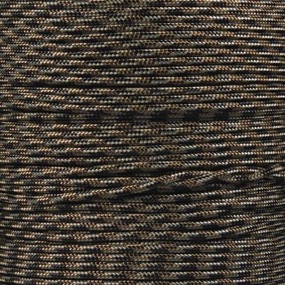 Crafting Cord 325 LB Tensile Strength 3 Strand Core Paracord Spools - 250 Foot and 1000 Foot Size Options (Brown Camo, 1000 Feet)