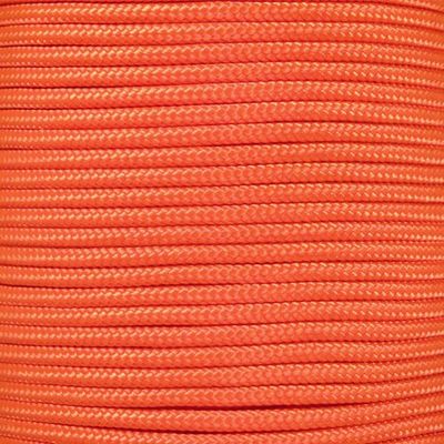 Crafting Cord 325 LB Tensile Strength 3 Strand Core Paracord Spools - 250 Foot and 1000 Foot Size Options (Neon Orange, 1000 Feet)