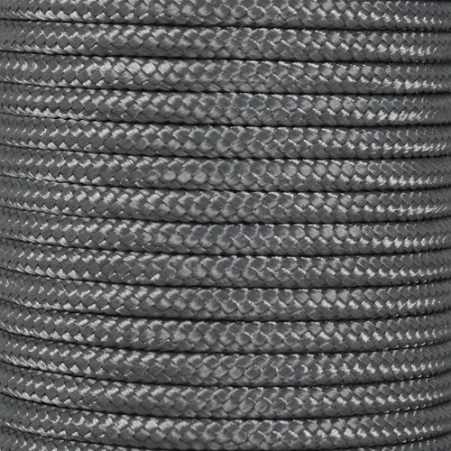 Crafting Cord 325 LB Tensile Strength 3 Strand Core Paracord Spools - 250 Foot and 1000 Foot Size Options (Charcoal Gray, 1000 Feet)