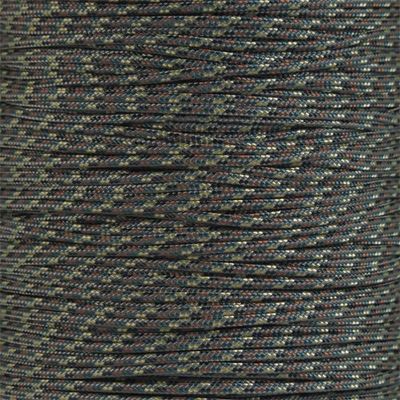 Crafting Cord 325 LB Tensile Strength 3 Strand Core Paracord Spools - 250 Foot and 1000 Foot Size Options (Camo Pattern, 1000 Feet)