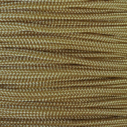Crafting Cord 325 LB Tensile Strength 3 Strand Core Paracord Spools - 250 Foot and 1000 Foot Size Options (Coyote Brown, 1000 Feet)
