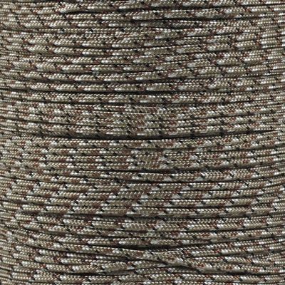 Crafting Cord 325 LB Tensile Strength 3 Strand Core Paracord Spools - 250 Foot and 1000 Foot Size Options (Desert Camo, 1000 Feet)