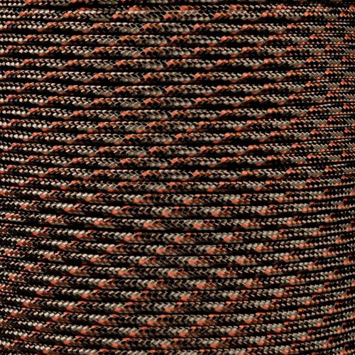 Crafting Cord 325 LB Tensile Strength 3 Strand Core Paracord Spools - 250 Foot and 1000 Foot Size Options (Fall Camo, 1000 Feet)