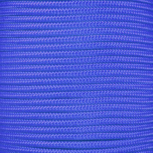 Crafting Cord 325 LB Tensile Strength 3 Strand Core Paracord Spools - 250 Foot and 1000 Foot Size Options (Royal Blue, 1000 Feet)