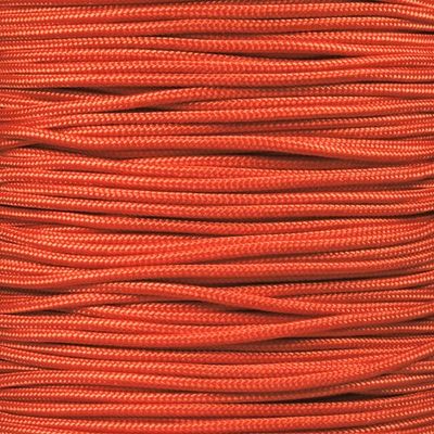 Crafting Cord 325 LB Tensile Strength 3 Strand Core Paracord Spools - 250 Foot and 1000 Foot Size Options (International Orange, 1000 Feet)
