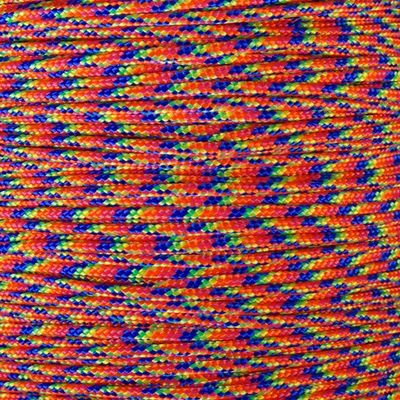 Crafting Cord 325 LB Tensile Strength 3 Strand Core Paracord Spools - 250 Foot and 1000 Foot Size Options (Kaleidoscope, 1000 Feet)