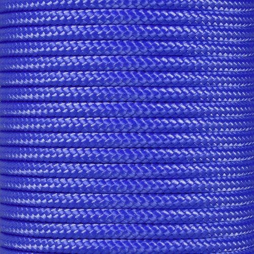 Crafting Cord 325 LB Tensile Strength 3 Strand Core Paracord Spools - 250 Foot and 1000 Foot Size Options (Electric Blue, 1000 Feet)