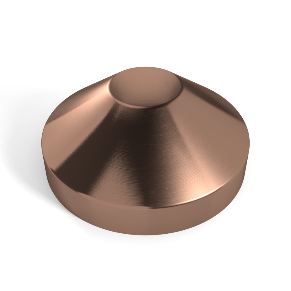 Willy's Marine Hardware Copper Half-Cone Metal Piling Cap (8.5")