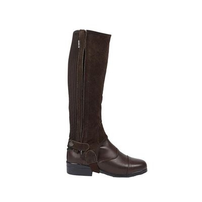 Dublin Suede Half Chaps II, Brown, Adults Extra Large