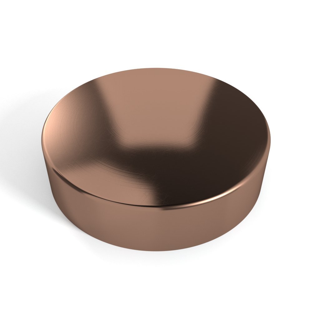 Willy's Marine Hardware Copper Round Metal Piling Cap (9")