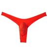 Jaxu Men's Nearly-naked Fit Modal Underwear Minimal Coverage T-back Orange M view 1