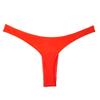 Jaxu Men's Nearly-naked Fit Modal Underwear Minimal Coverage T-back Orange M view 2