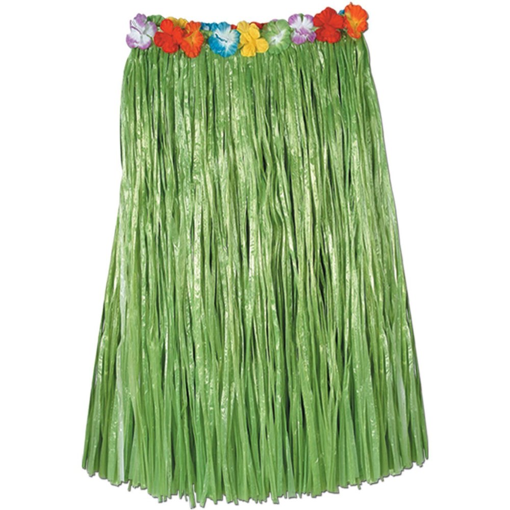Adult Artificial Grass Hula Skirt, 36 by 32-Inch, Party Accessory (Pkg of 12)