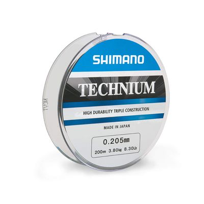 Shimano Technium, Monofile & Fluorocarbon Cord, Coil Length: 1100 m, Diameter: 0.305 mm, Pb, Dark Grey