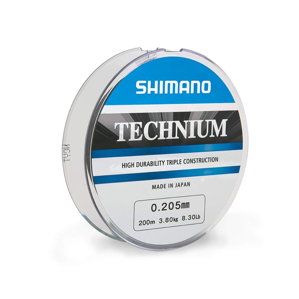 Shimano Technium, Monofile & Fluorocarbon Cord, Coil Length: 1100 m, Diameter: 0.305 mm, Pb, Dark Grey