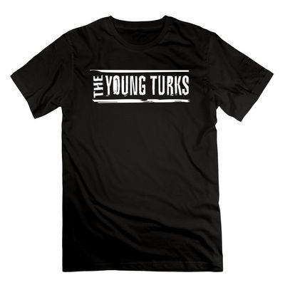 Abbas Man The Young Turks Logo T-shirt XS Black